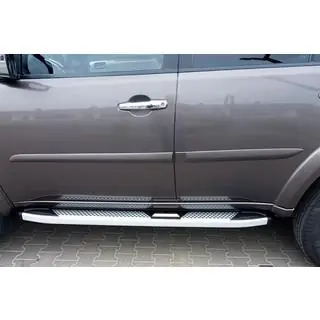 Boční nášlapy Mevsim Grey (2 ks, hliník)