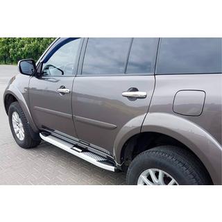 Boční nášlapy Mevsim Grey (2 ks, hliník) Mitsubishi Pajero Sport 2008–2015 fotografie 3