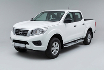 Nissan Navara/NP300 2016– Boční nášlapy Mevsim Grey (2 ks, hliník) fotografie 1