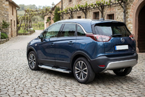 Opel Crossland X 2017–2024 Boční nášlapy Mevsim Grey (2 ks, hliník) fotografie 1
