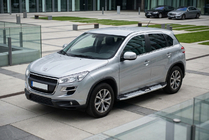 Peugeot 4008 2012–2017 Boční nášlapy Mevsim Grey (2 ks, hliník) fotografie 1