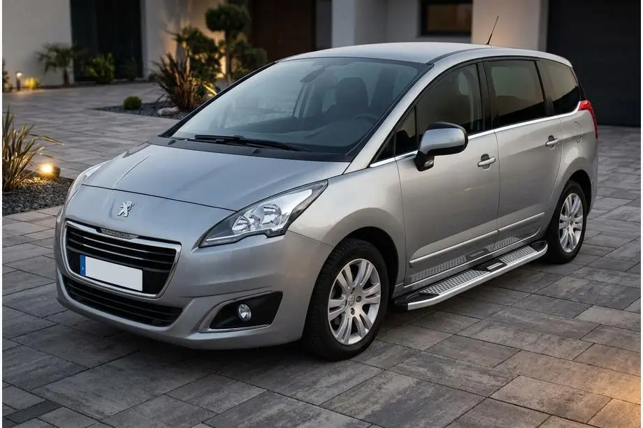 Peugeot 5008 2009–2016 Boční nášlapy Mevsim Grey (2 ks, hliník) Image