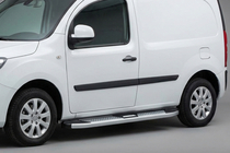 Renault Kangoo 2008–2020 Boční nášlapy Mevsim Grey (2 ks, hliník) krátký rozvor fotografie 1