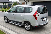 Renault Lodgy 2013–2022 Boční nášlapy Mevsim Grey (2 ks, hliník) fotografie 1