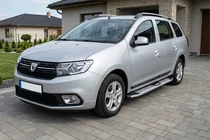 Renault Logan MCV 2013–2022 Boční nášlapy Mevsim Grey (2 ks, hliník) fotografie 1
