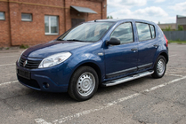 Renault Sandero 2007–2013 Boční nášlapy Mevsim Grey (2 ks, hliník) fotografie 1