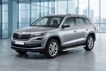 Skoda Kodiaq 2016–2023 Boční nášlapy Mevsim Grey (2 ks, hliník) fotografie 1