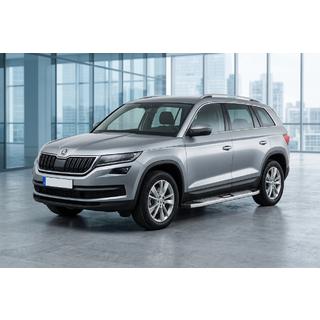Boční nášlapy Mevsim Grey (2 ks, hliník) Skoda Kodiaq 2016–2023 fotografie 1