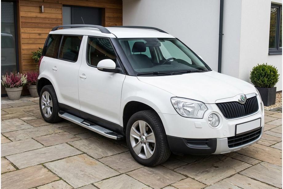 Skoda Yeti 2009–2017 Boční nášlapy Mevsim Grey (2 ks, hliník) Image