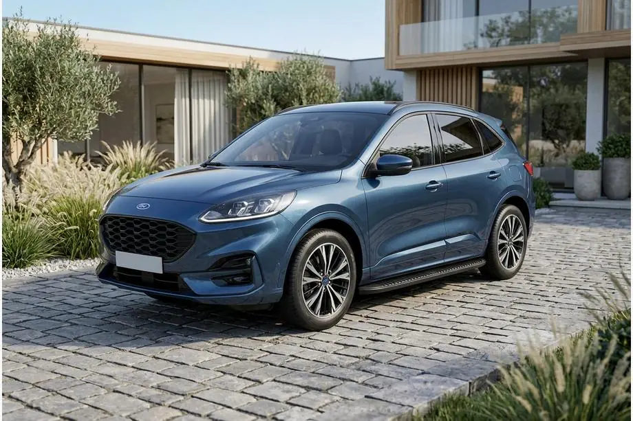 Ford Kuga/Escape 2019– Boční nášlapy Tayga Black (2 ks, hliník) Fotografie 1