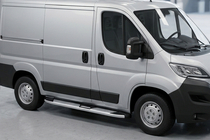 Peugeot Boxer 2006–2025 Boční nášlapy Mevsim Grey (2 ks, hliník) fotografie 1