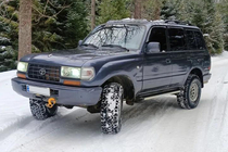 Toyota Land Cruiser 80 1990–1997 Boční nášlapy Maya V1 (2 ks, hliník) fotografie 3