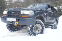 Toyota Land Cruiser 80 1990–1997 Boční nášlapy Maya V1 (2 ks, hliník) fotografie 7