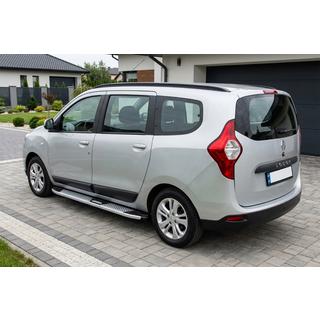 Boční nášlapy Mevsim Grey (2 ks, hliník) Dacia Lodgy 2012–2022 fotografie 1