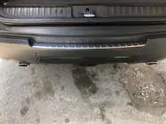 Range Rover Sport 2014–2022 Nerezová ochranná lišta na zadní nárazník fotografie 2