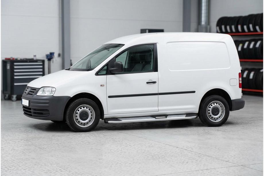Volkswagen Caddy 2004–2010 Boční nášlapy Mevsim Grey (2 ks, hliník) Maxi (dlouhý rozvor) Image