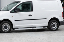 Volkswagen Caddy 2010–2015 Boční nášlapy Mevsim Grey (2 ks, hliník) Maxi (dlouhý rozvor) fotografie 1