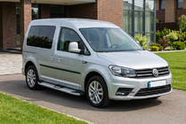 Volkswagen Caddy 2015–2020 Boční nášlapy Mevsim Grey (2 ks, hliník) Standardní základna fotografie 1