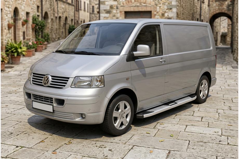 Volkswagen T5 Caravelle 2004–2010 Boční nášlapy Mevsim Grey (2 ks, hliník) Image