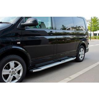 Boční nášlapy Mevsim Grey (2 ks, hliník) Volkswagen T5 2010–2015 fotografie 1