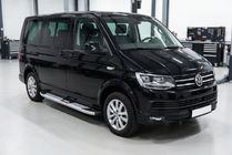 Volkswagen T6 2015–2024 Boční nášlapy Mevsim Grey (2 ks, hliník) krátký rozvor fotografie 1