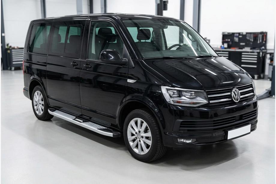 Volkswagen T6 2015–2024 Boční nášlapy Mevsim Grey (2 ks, hliník) krátký rozvor Image