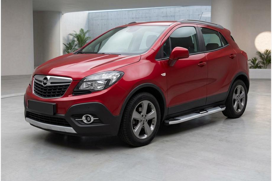 Opel Mokka 2012–2021 Boční nášlapy Mevsim Grey (2 ks, hliník) Image