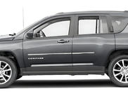 Jeep Compass 2006–2016 Dveřní lišty OmsaLine (nerez) fotografie 1