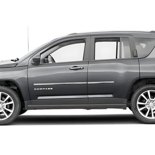 Dveřní lišty OmsaLine (nerez) Jeep Compass 2006–2016 fotografie 1