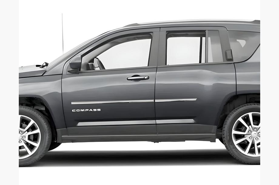 Jeep Compass 2006–2016 Dveřní lišty OmsaLine (nerez) Image