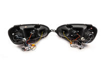 Volkswagen Golf 5 2003–2009 Přední světlomety s LED denním svícením Black (2 ks) fotografie 5
