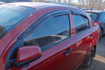 Chevrolet Aveo T200 2002–2008 Deflektory oken SD (4 ks, HIC) fotografie 1