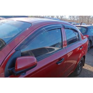 Deflektory oken SD (4 ks, HIC) Chevrolet Aveo T200 2002–2008 fotografie 1