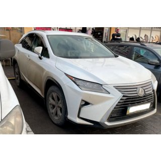 Okenní deflektory s chromovou lištou LONG (4 ks, HIC) Lexus RX 2016–2022 fotografie 3