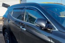 Hyundai Santa Fe 4 2018–2023 Okenní deflektory s chromovou lištou (4 ks, HIC) fotografie 1