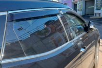 Hyundai Santa Fe 4 2018–2023 Okenní deflektory s chromovou lištou (4 ks, HIC) fotografie 2