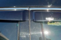 Hyundai Santa Fe 4 2018–2023 Okenní deflektory s chromovou lištou (4 ks, HIC) fotografie 3