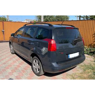 Střešní podélníky OmsaLine Solid (2 ks, černé) Peugeot 5008 2009–2016 fotografie 3