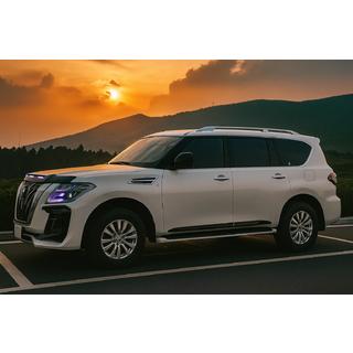 Ochranné lišty dveří (4 ks, černé) Nissan Armada 2016–2024 fotografie 4