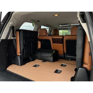 Rohož do kufru 2 ks (EVA, pro 7 míst, cihlová) Lexus LX570/450d 2008–2022 fotografie 3
