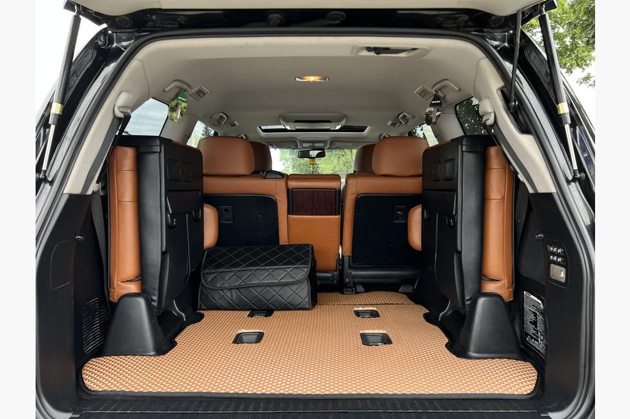 Lexus LX570/450d 2008–2022 Rohož do kufru 2 ks (EVA, pro 7 míst, cihlová) Image