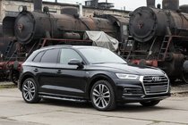 Audi Q5 2017–2025 Boční nášlapy Sunrise (2 ks, hliník) fotografie 1