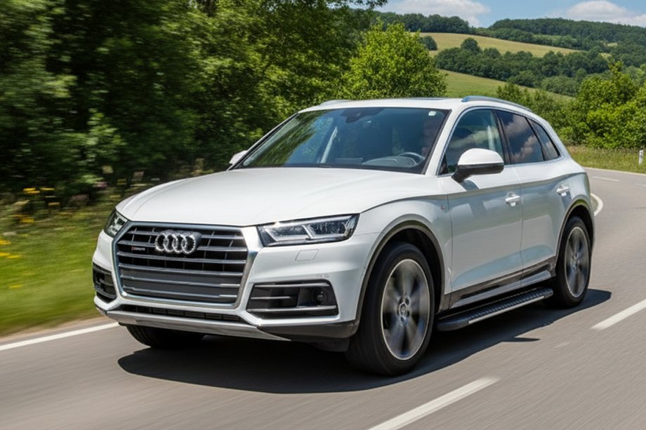 Audi Q5 2017–2025 Boční nášlapy Bosphorus Grey (2 ks, hliník) Image