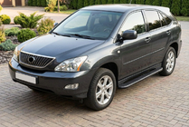 Lexus RX 2003–2009 Boční prahy Bosphorus Black (2 ks, hliník) fotografie 1