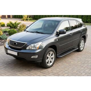Boční prahy Bosphorus Black (2 ks, hliník) Lexus RX 2003–2009 fotografie 1
