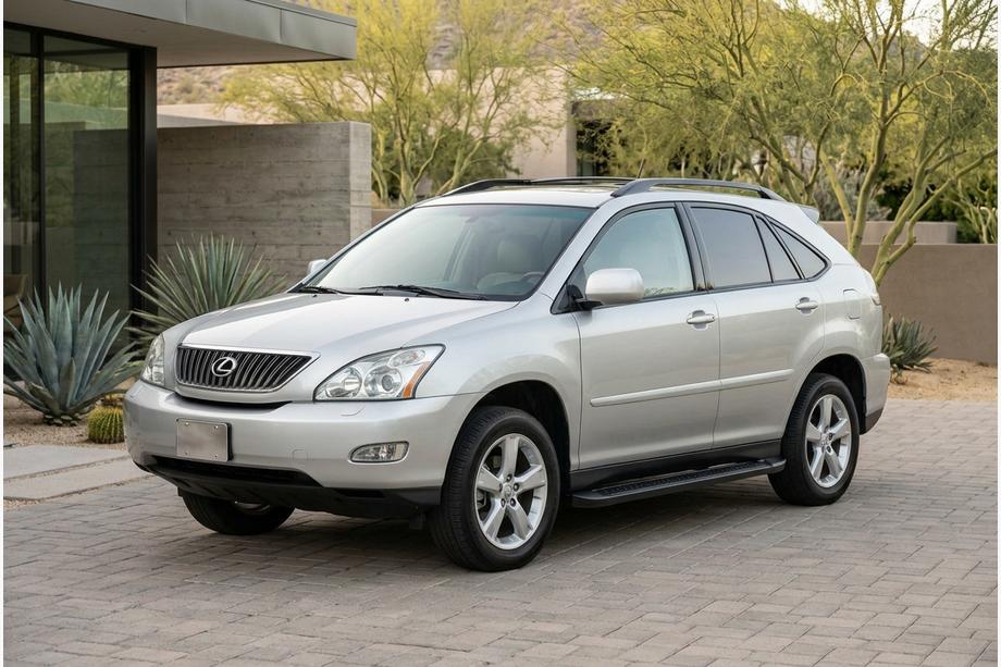 Lexus RX 2003–2009 Boční prahy Allmond Black (2 ks, hliník) Image