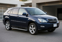 Lexus RX 2003–2009 Boční nášlapy Tayga Grey (2 ks, hliník) fotografie 1