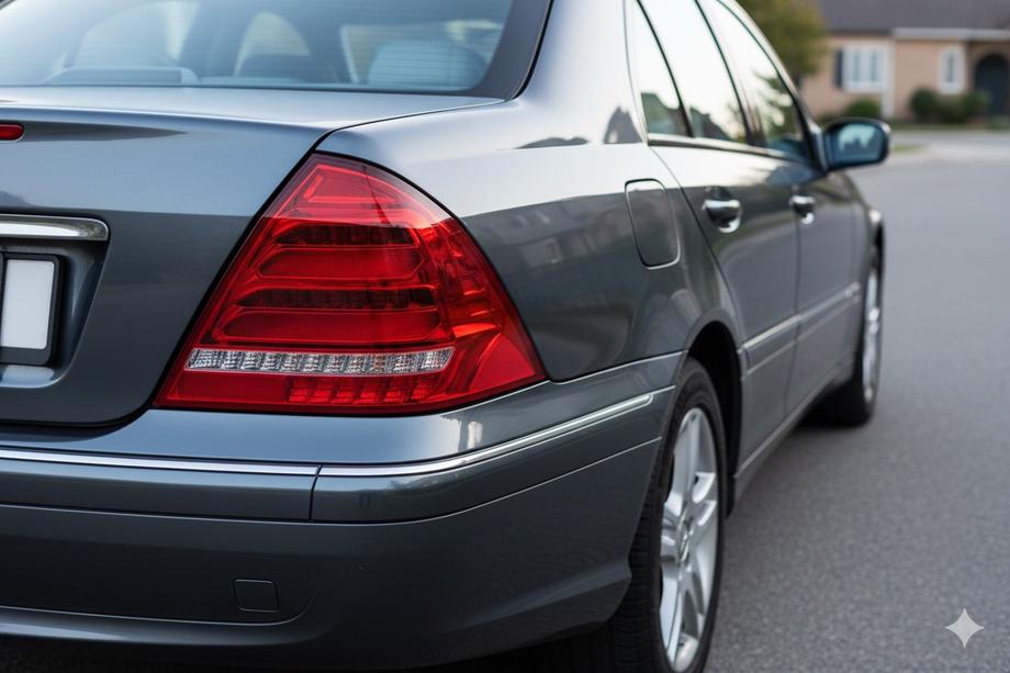 Mercedes C-Class W203 2000–2007 LED zadní brzdová světla (2 ks) Fotografie 1