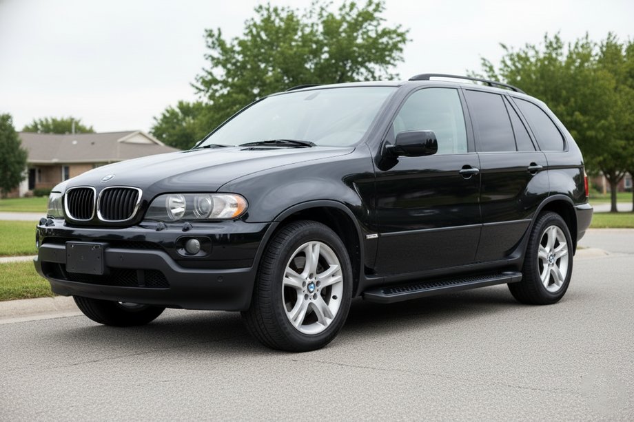 BMW X5 E53 1999–2006 Boční nášlapy Allmond Black (2 ks, hliníkové) Image