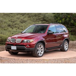 Boční nášlapy Maya Red (2 ks, hliník) BMW X5 E53 1999–2006 fotografie 1